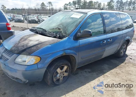 2007 Dodge Grand Caravan Sxt из США, поврежденный, VIN 2D8GP44L97R318562